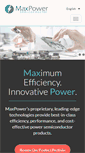 Mobile Screenshot of maxpowersemi.com